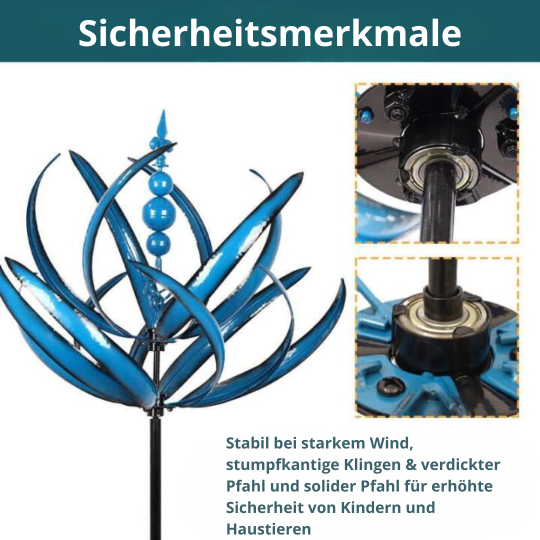 LotusSpinner | Wetterfahne für den Garten
