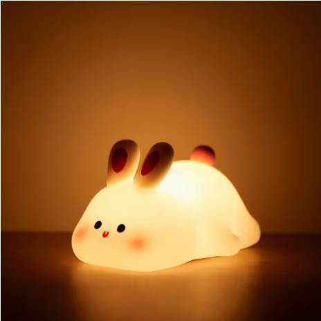 Fuchs Nachtlicht aus Silikon | Wiederaufladbar, dimmbar & mit Timer | Süße Geschenkidee für Kinder & Erwachsene