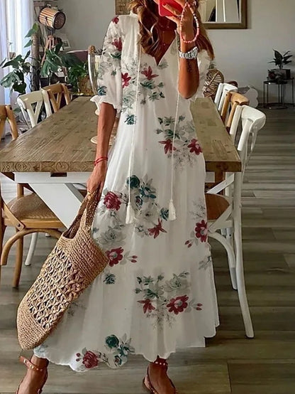 Gisela | Boho Tummy Coverage Kleid