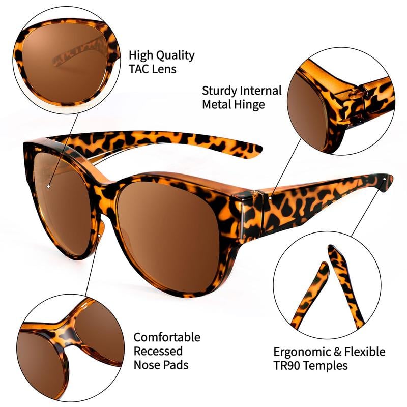 Polarisierte Überbrille | Polarisiert | UV Schutz | OptiShade