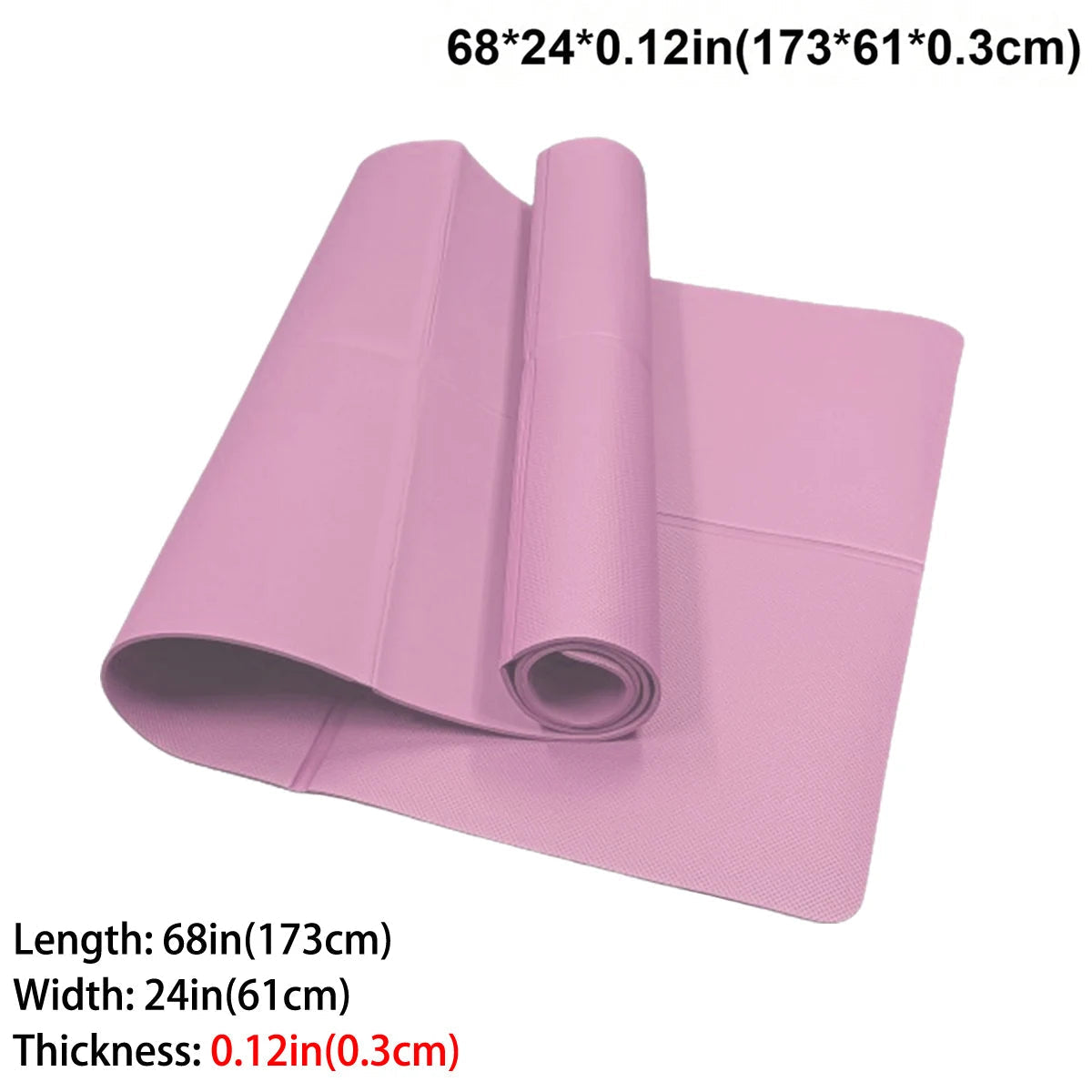 Vireya Faltbare Yogamatte | EVA-Material | 3–6 mm Dicke | Leicht & Rutschfest | 173x60 cm