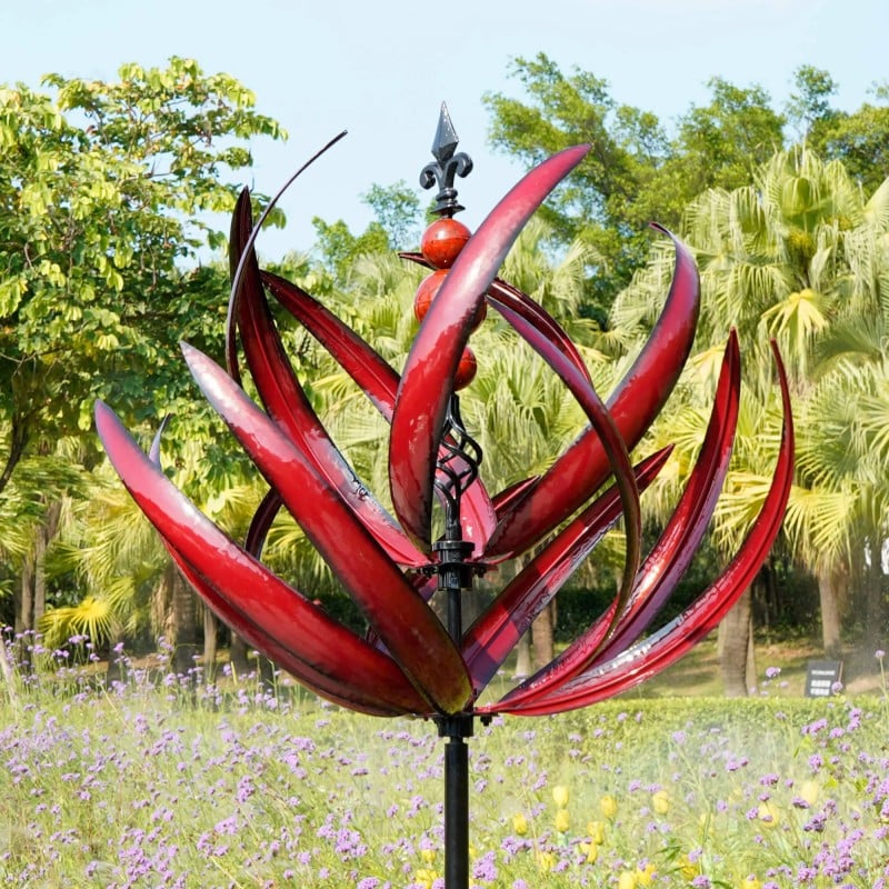 LotusSpinner | Wetterfahne für den Garten