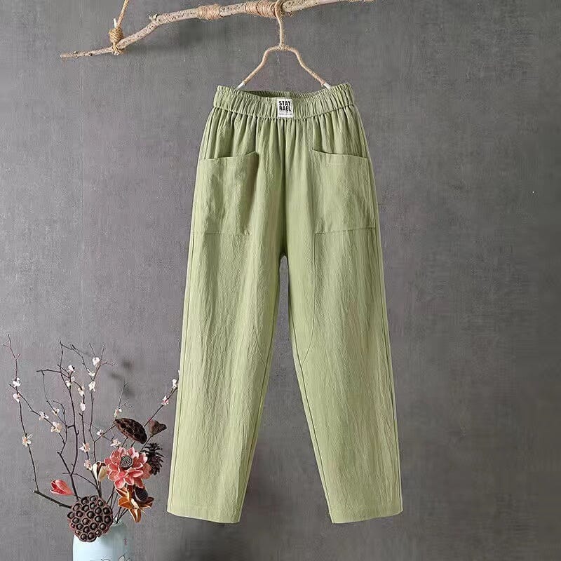 Emma | Baumwollhose Damen – Lässige Eleganz mit Elastischem Bund