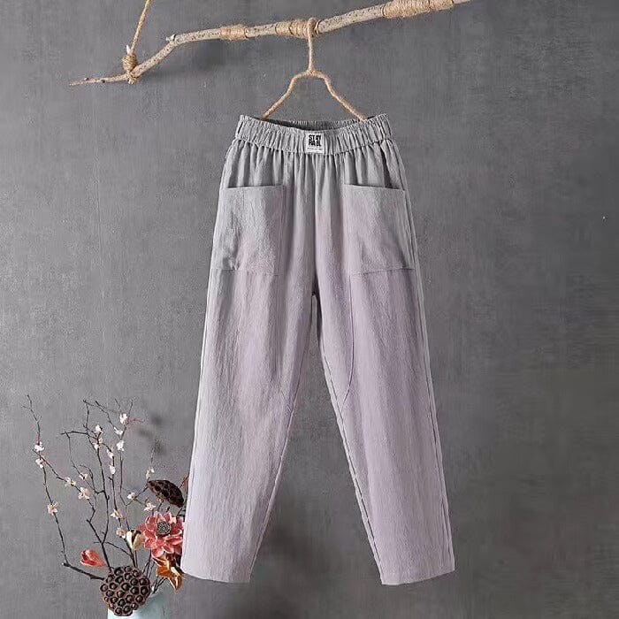 Emma | Baumwollhose Damen – Lässige Eleganz mit Elastischem Bund