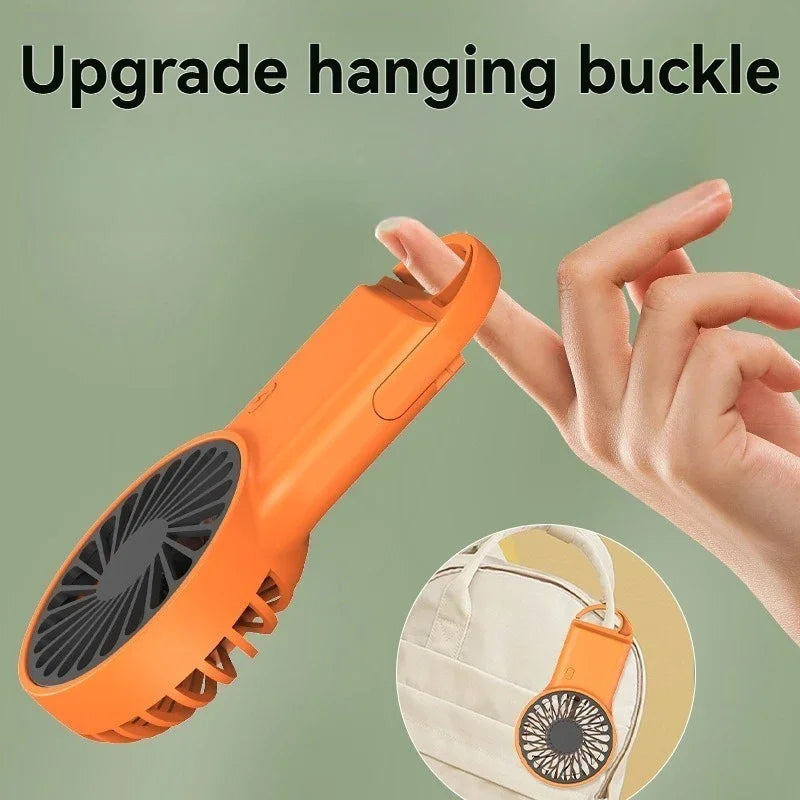 Breezora Mini Ventilator | USB-C | Klappbar mit Haken | 3 Geschwindigkeitsstufen