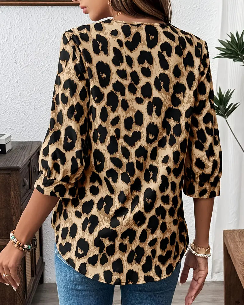 Ianira - Bequeme Bluse Mit V-Ausschnitt