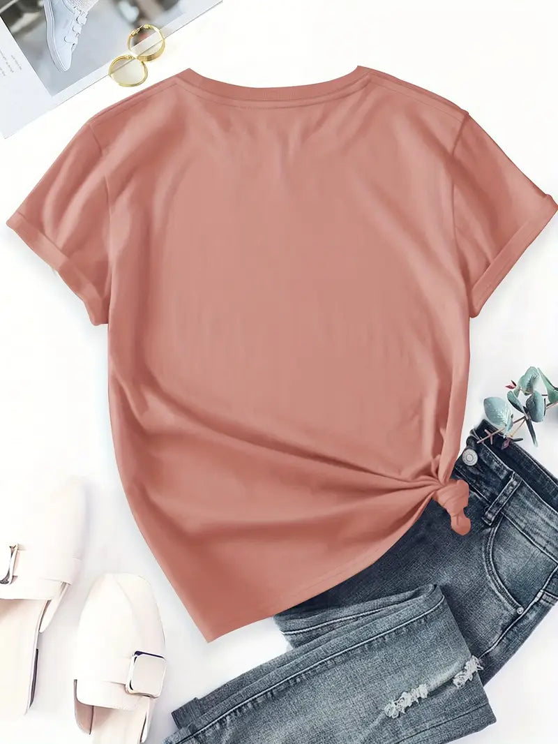 Aimilia - Elegantes T-Hemd Mit Kurzen Ärmeln Und Blumendruck