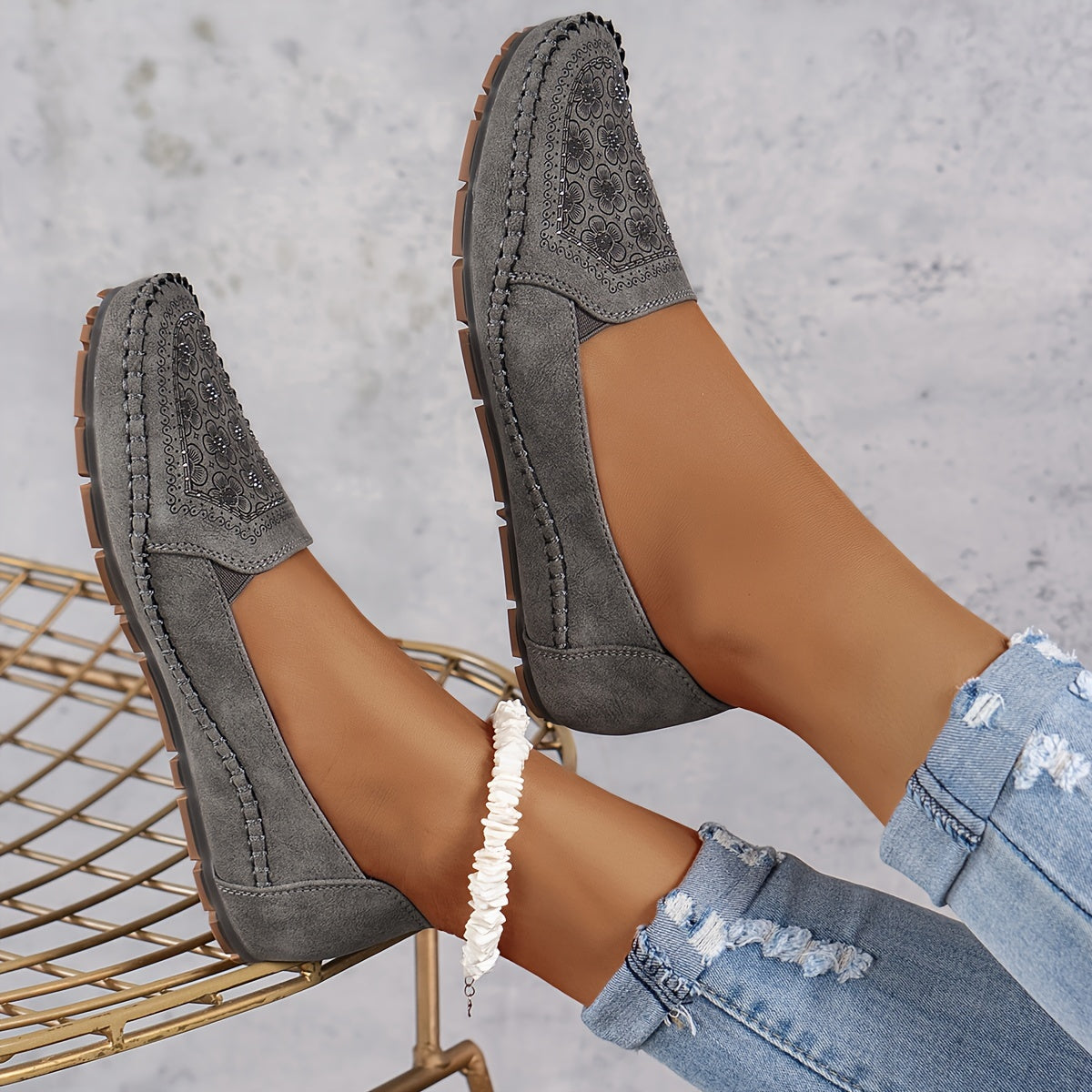 Lyrissa – Bequeme Genähte Schuhe