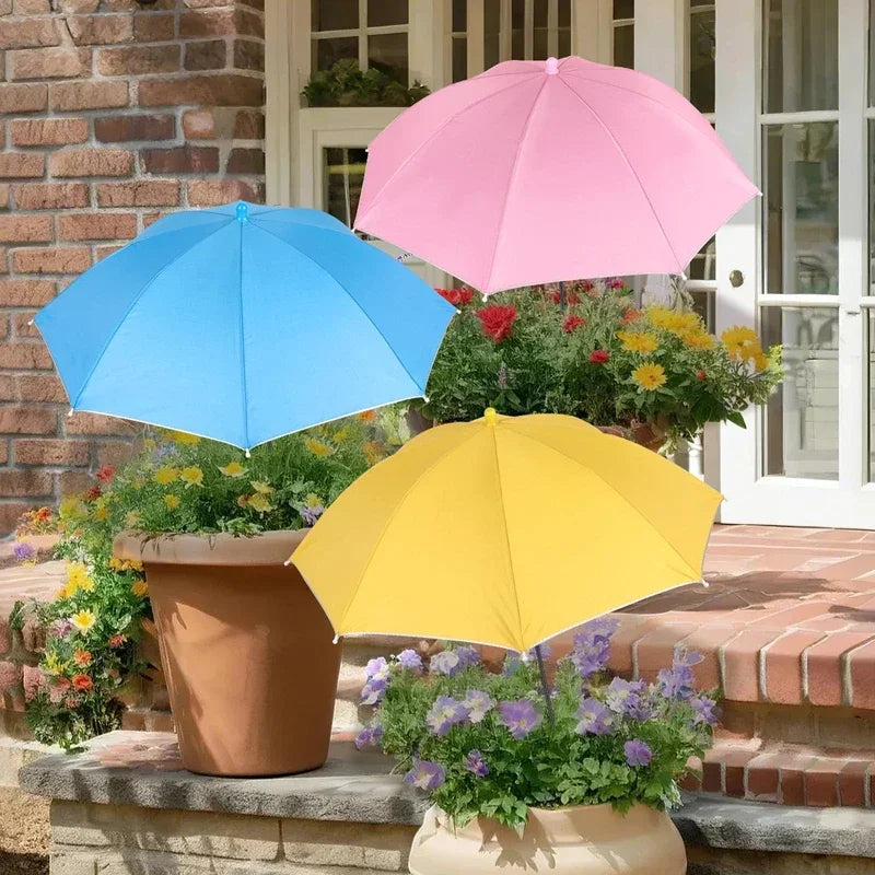Florashade Pflanzensonnenschutz | Verstellbarer Pflanzenschutz | UV-beständiger Schirm mit Erdspieß | Wetterfest | Ø 60 cm