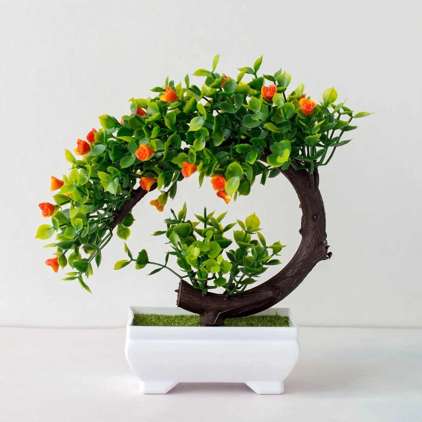 Bonsaira Künstlicher Bonsai im Topf | Realistische Dekorative Pflanze | 27 x 18 cm | Pflegefrei für Tisch und Regal