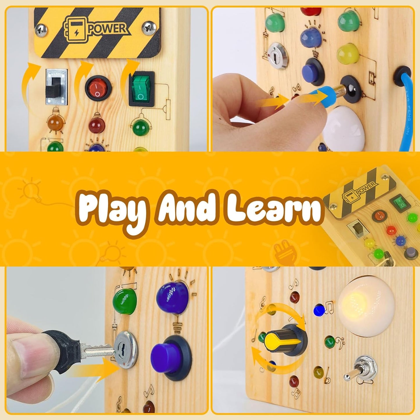BrightNest – Sicheres Spielen für Kleinkinder mit einem lebendigen, pädagogischen Spielbrett