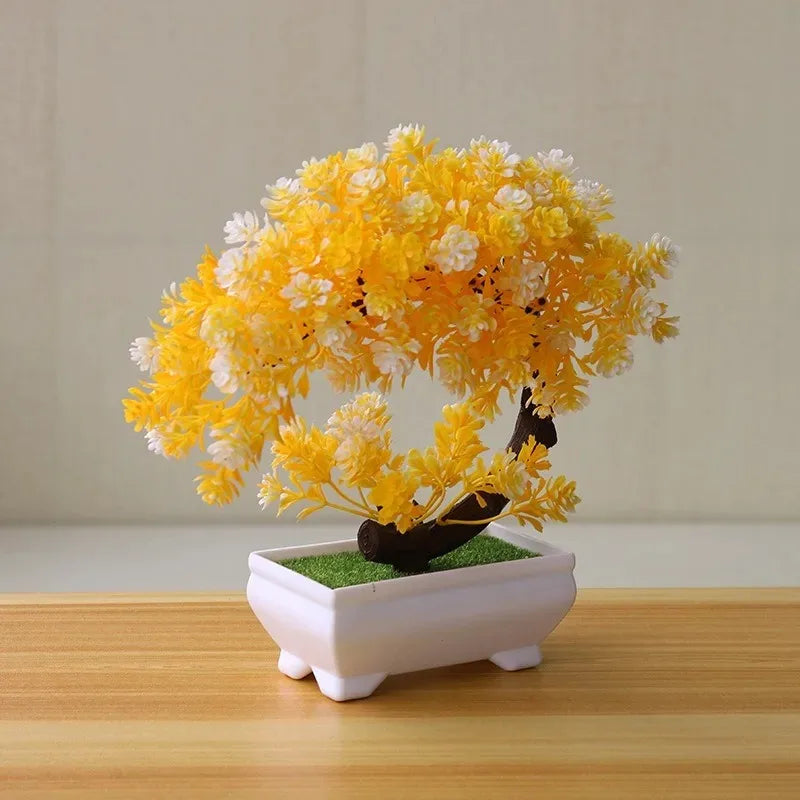 Bonsaira Künstlicher Bonsai im Topf | Realistische Dekorative Pflanze | 27 x 18 cm | Pflegefrei für Tisch und Regal