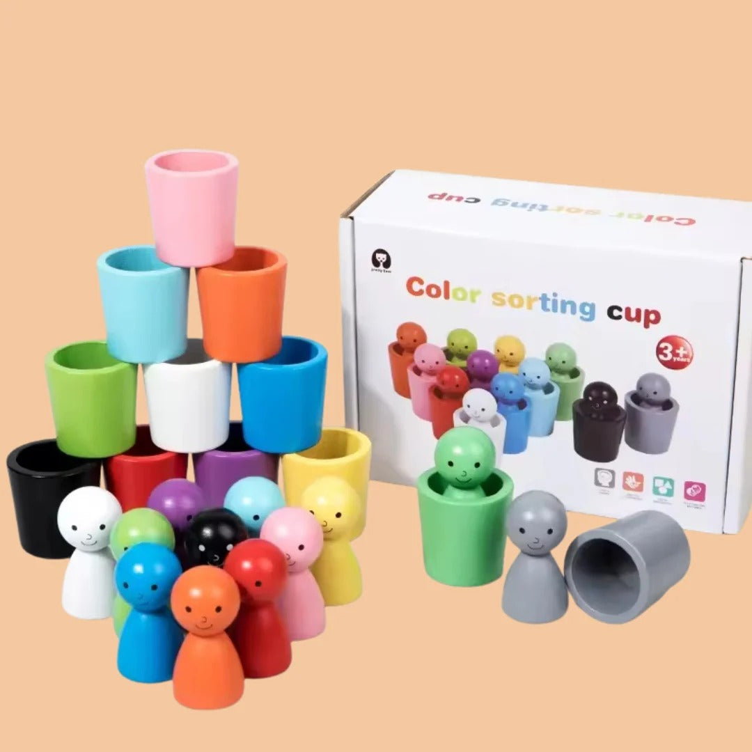 WoodFigures - Montessori-Holzspielzeug für leichtes Lernen für Kinder