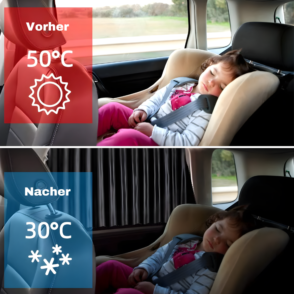 Auto Sonnenschutzblende magnetisch – Sichtschutz und Hitze
