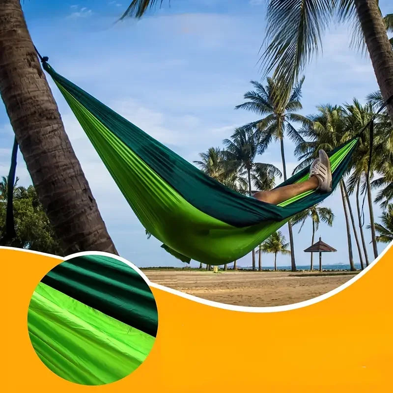 SkyRest Camping-Hängematte | Tragbar & Leicht | Reißfestes Nylongewebe | Outdoor Reise- und Gartenschaukel
