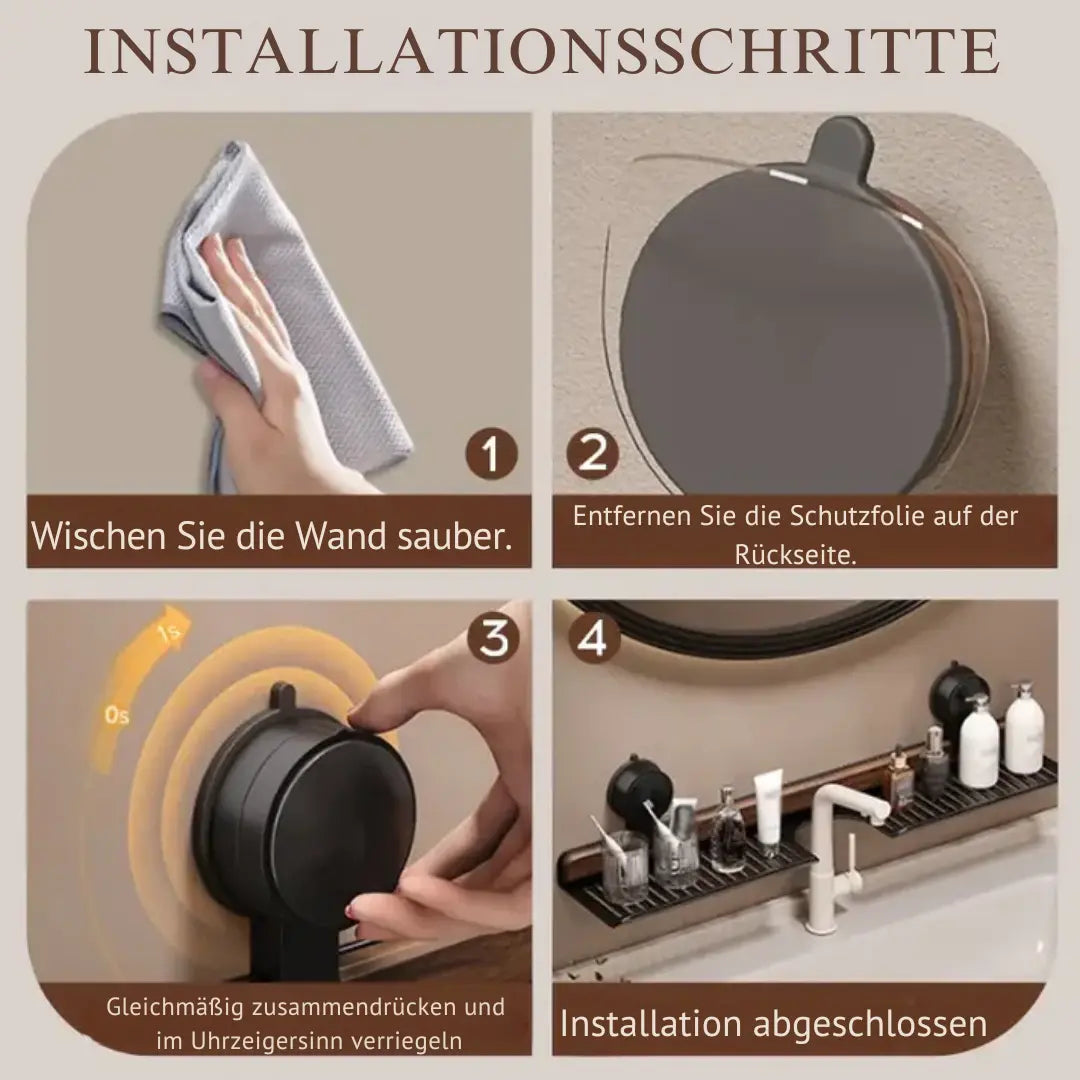 ZynoShelf — Verleihe deinem Waschbecken Luxus und endlich spürbare Ordnung
