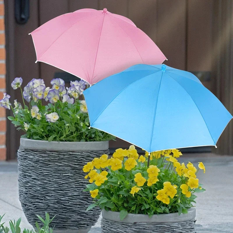 Florashade Pflanzensonnenschutz | Verstellbarer Pflanzenschutz | UV-beständiger Schirm mit Erdspieß | Wetterfest | Ø 60 cm