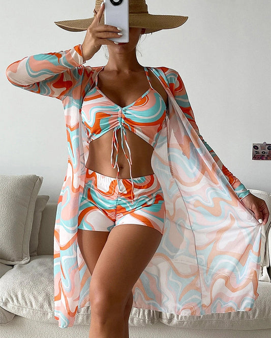 Luna – 3-teiliges Bikini-Set mit Print