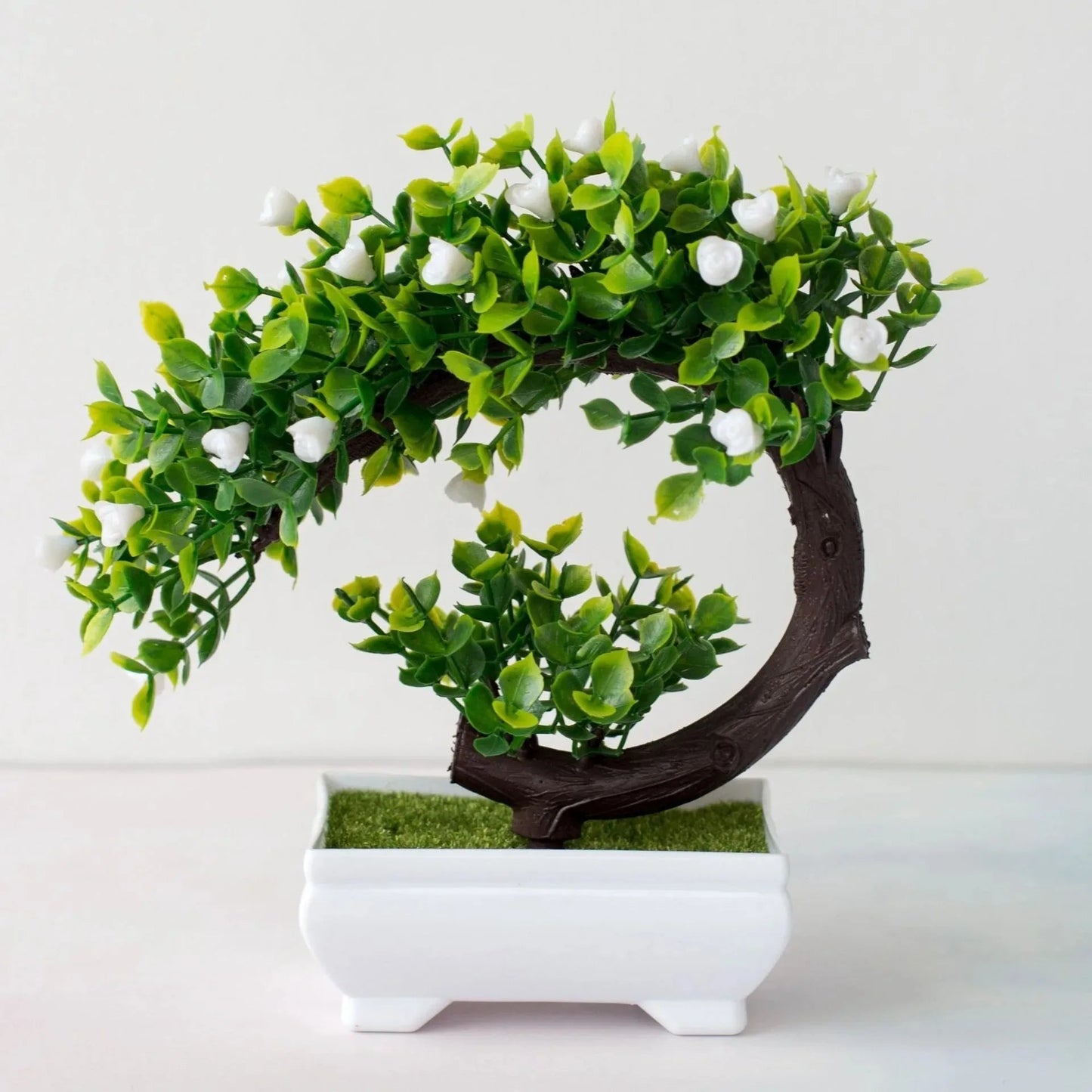 Bonsaira Künstlicher Bonsai im Topf | Realistische Dekorative Pflanze | 27 x 18 cm | Pflegefrei für Tisch und Regal