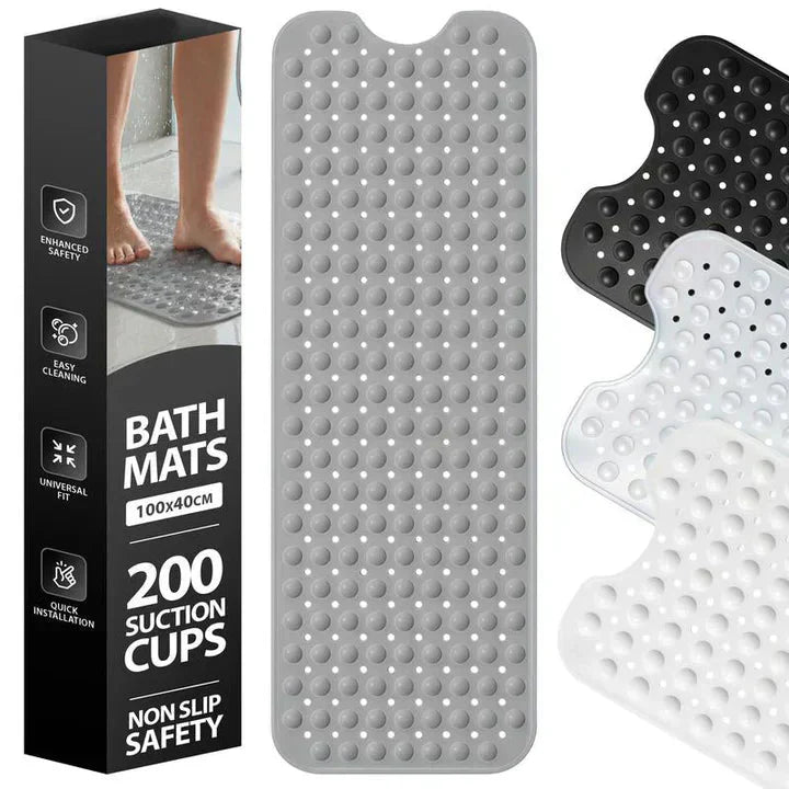 Rutschfeste Duschmatte | Strukturierte Oberfläche | Schnelle Wasserableitung | SafeStep