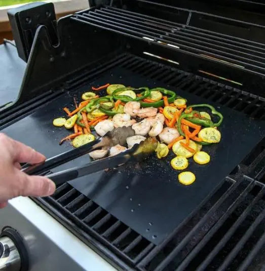 Antihaft-Grillmatte | Sauberes Grillen | Für Fleisch, Fisch und Gemüse | GrillSauber