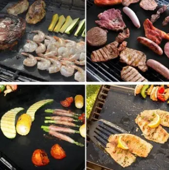 Antihaft-Grillmatte | Sauberes Grillen | Für Fleisch, Fisch und Gemüse | GrillSauber