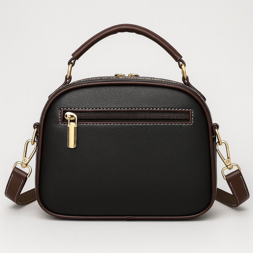 Chloe | Elegante Crossbody Bag mit zwei Lagen und breitem Tragegurt