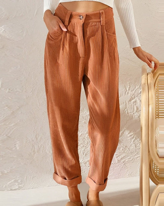 Dagmar – Damen Kordhose Weich Bequem Und Stylisch
