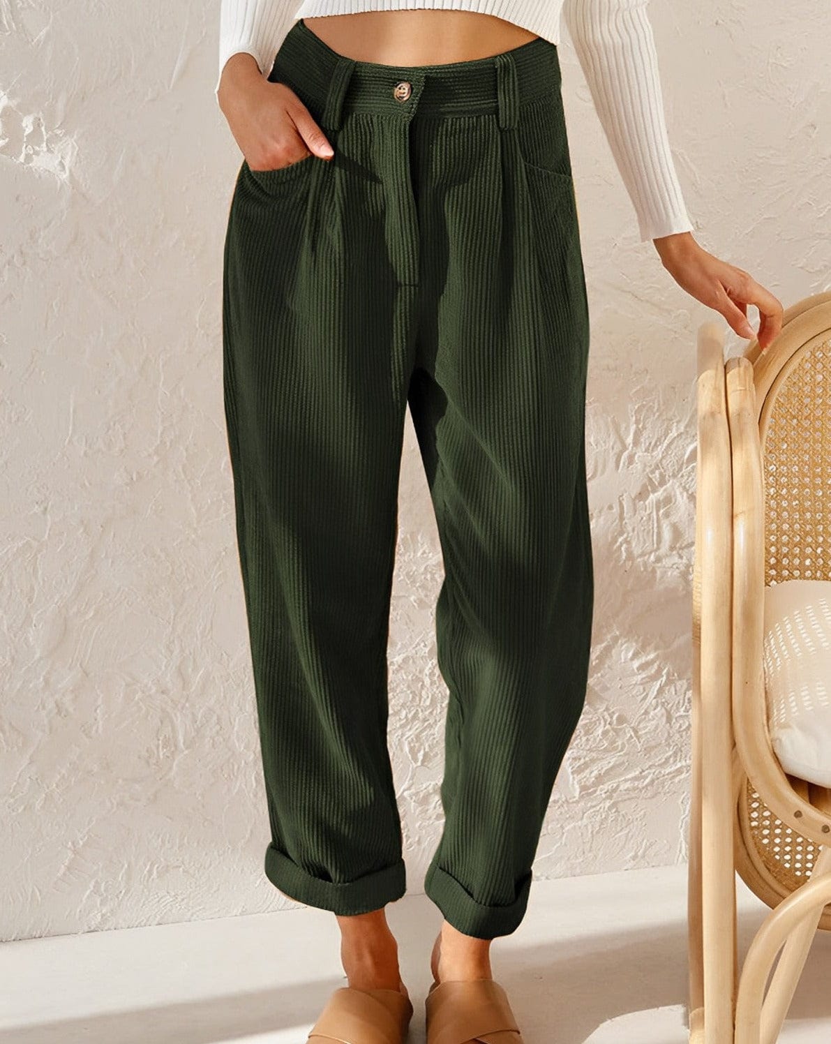 Dagmar – Damen Kordhose Weich Bequem Und Stylisch