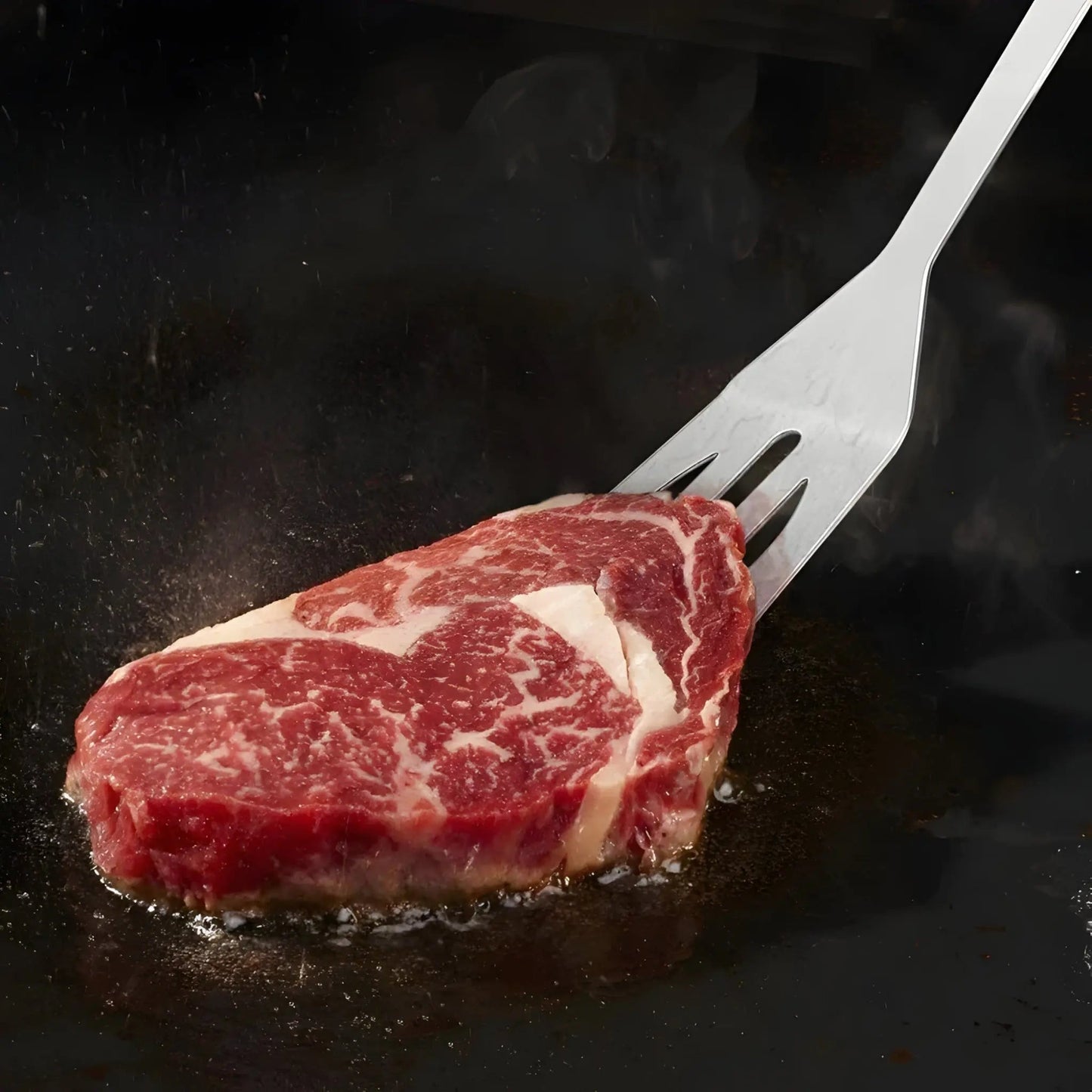 Edelstahl-Grillbesteck-Set | Mit Tragetasche für unterwegs | Sicherer Griff mit Hitzeschutz | RostRanger