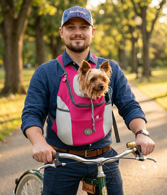 Hundetragetasche Rucksack ergonomisch mit Komfortpolsterung