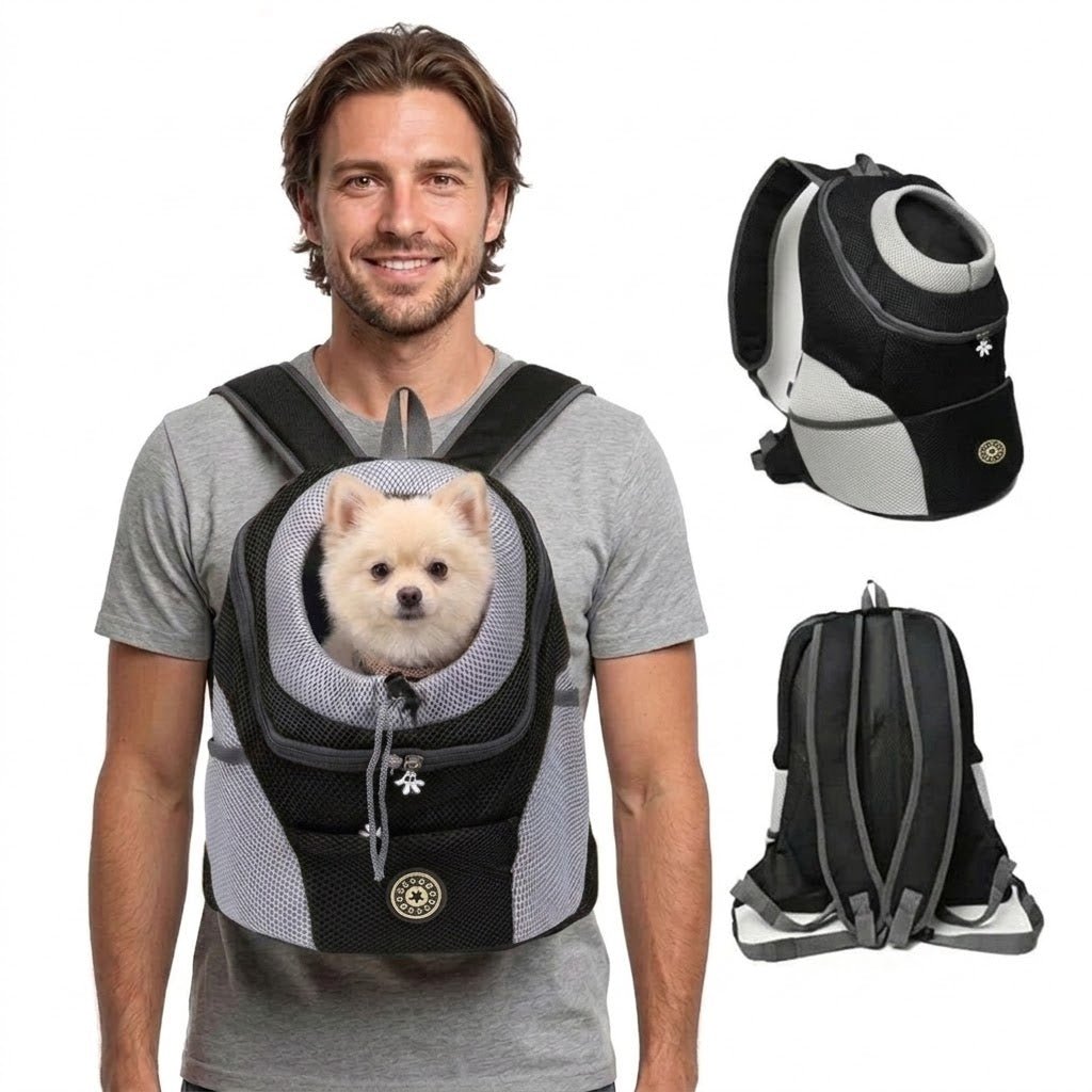 Hundetragetasche Rucksack ergonomisch mit Komfortpolsterung