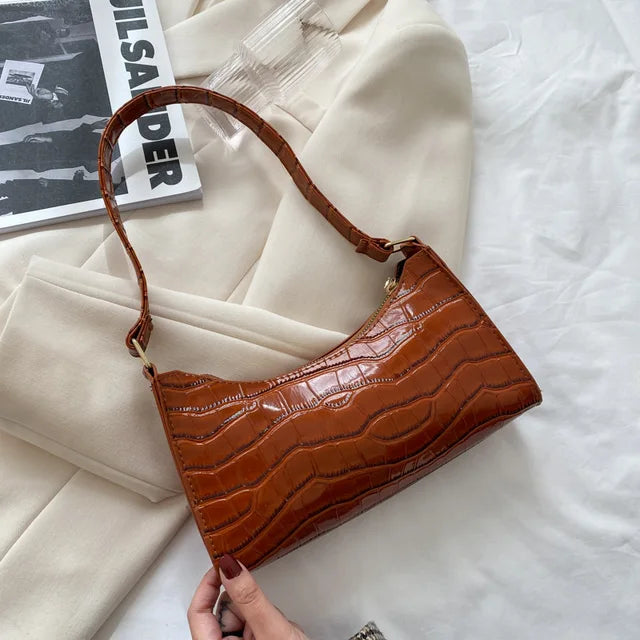 Retro Leder Umhängetasche