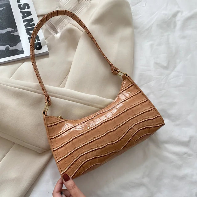 Retro Leder Umhängetasche