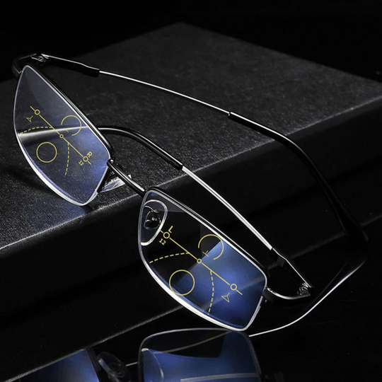 Intelligente Brille | Nahtloser Übergang | Multifokale Technologie | OptiVario