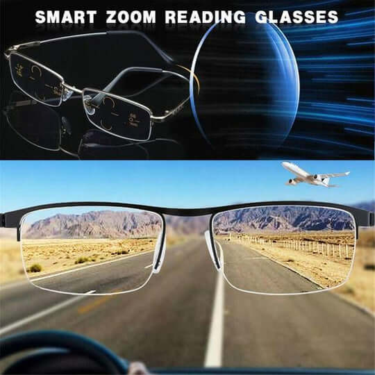 Intelligente Brille | Nahtloser Übergang | Multifokale Technologie | OptiVario