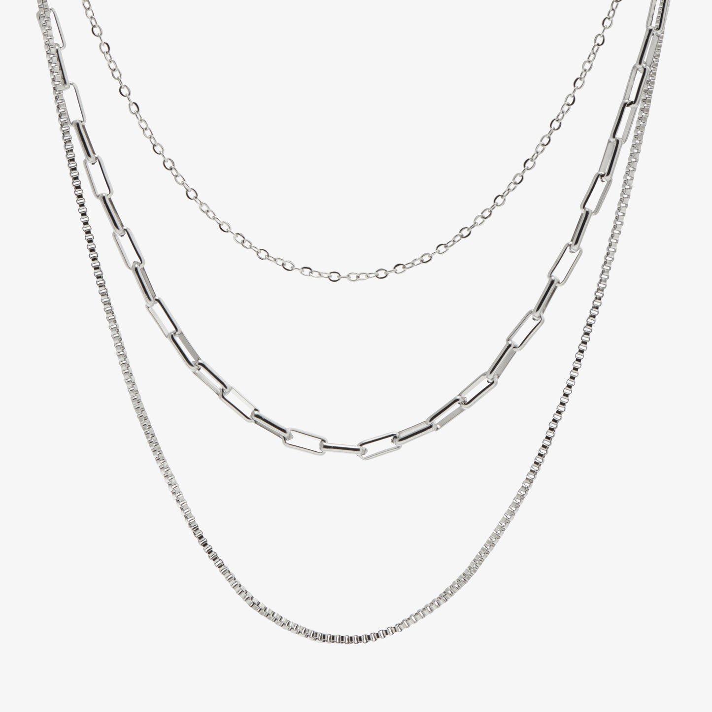 ORION - Geformte dreilagige Choker-Halskette