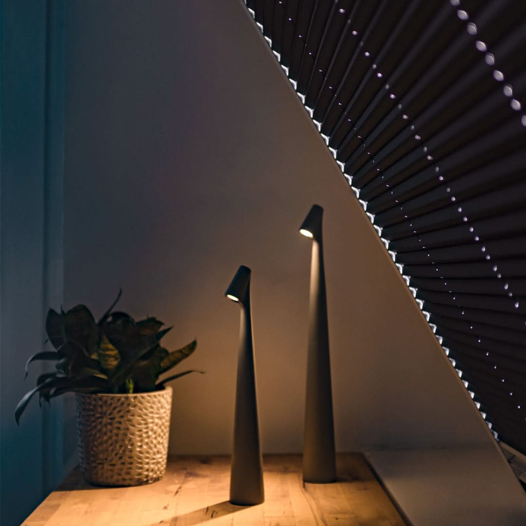 Kabellose Designer LED Tischlampe | 3-Stufen Touch-Dimmung | 2700K Warmweiß | Sydney