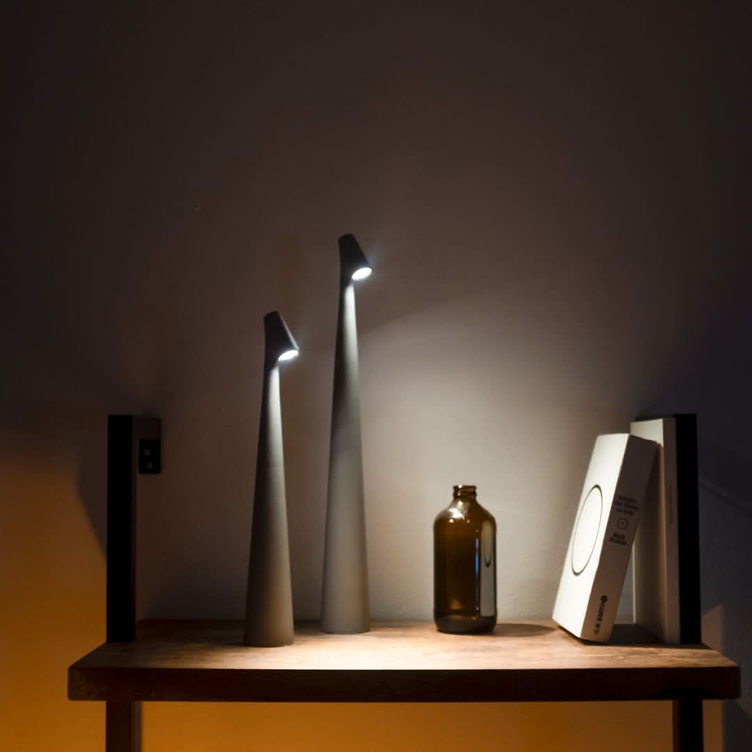 Kabellose Designer LED Tischlampe | 3-Stufen Touch-Dimmung | 2700K Warmweiß | Sydney