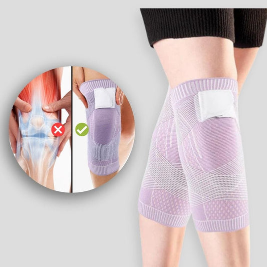 1+1 Gratis | Knieschmerzen | Sofortige Unterstützung | Kompressionsbandage mit Stabilisierung | KneeRelief