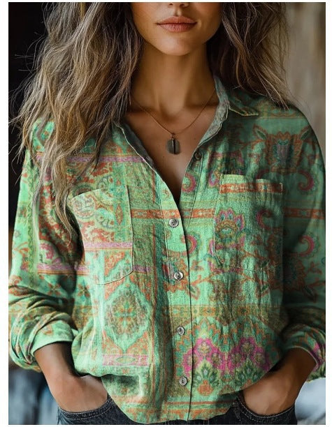 Blumenpracht Bluse für Alltag und besondere Anlässe