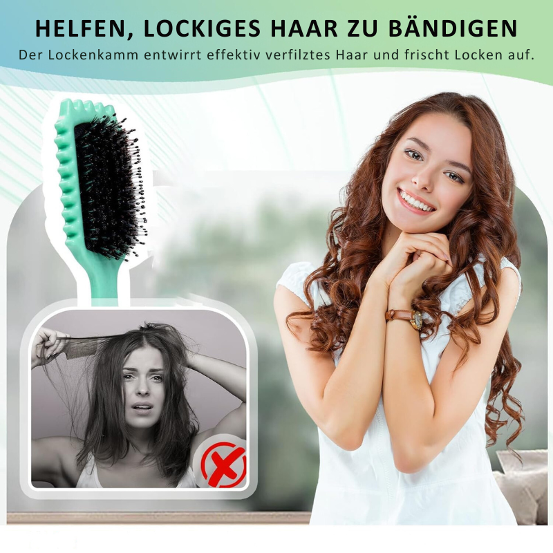 1+1 GRATIS | LuxeLocks | Lockenbürste [Letzter Tag Rabatt]