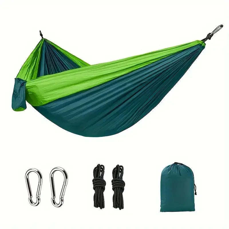 SkyRest Camping-Hängematte | Tragbar & Leicht | Reißfestes Nylongewebe | Outdoor Reise- und Gartenschaukel