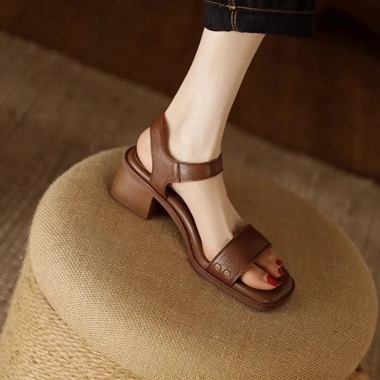 Vallie - Leder Sandalen