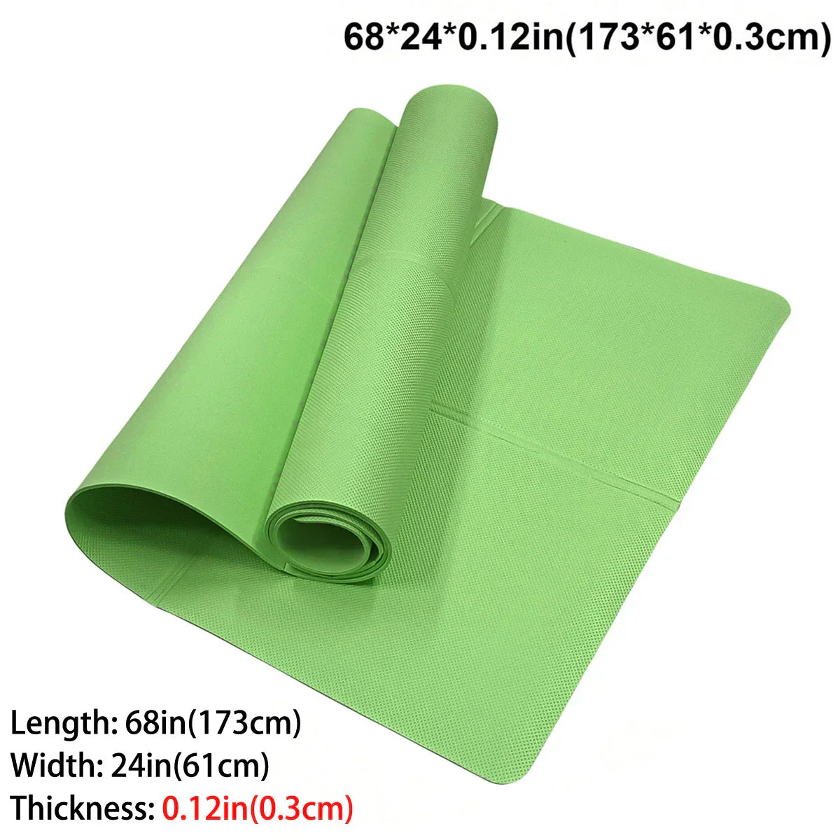 Vireya Faltbare Yogamatte | EVA-Material | 3–6 mm Dicke | Leicht & Rutschfest | 173x60 cm