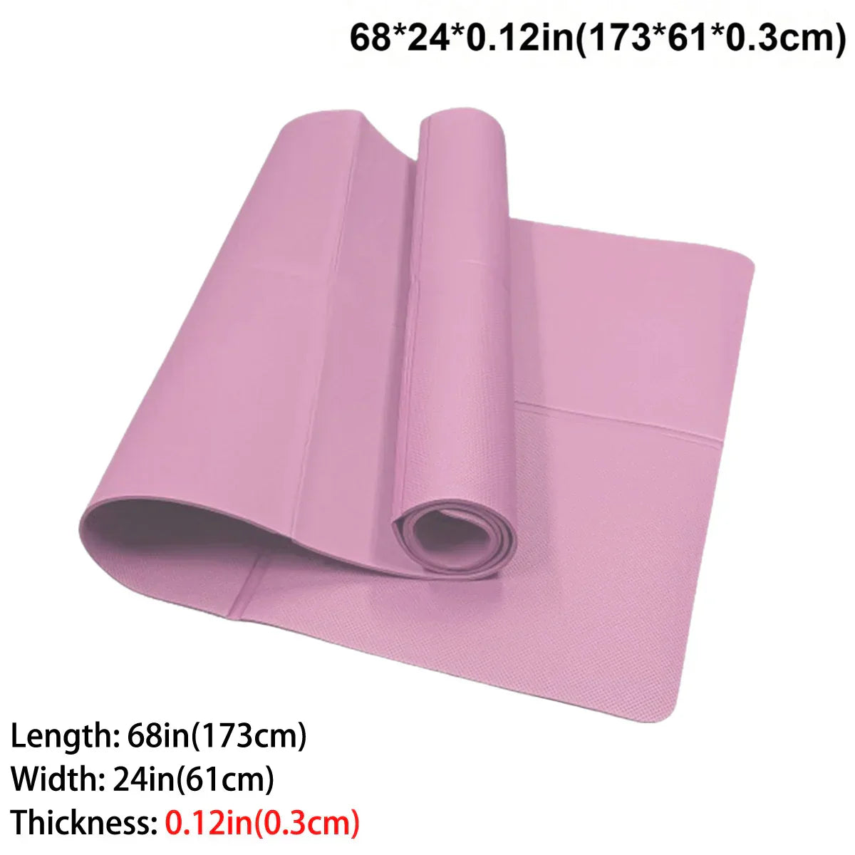Vireya Faltbare Yogamatte | EVA-Material | 3–6 mm Dicke | Leicht & Rutschfest | 173x60 cm