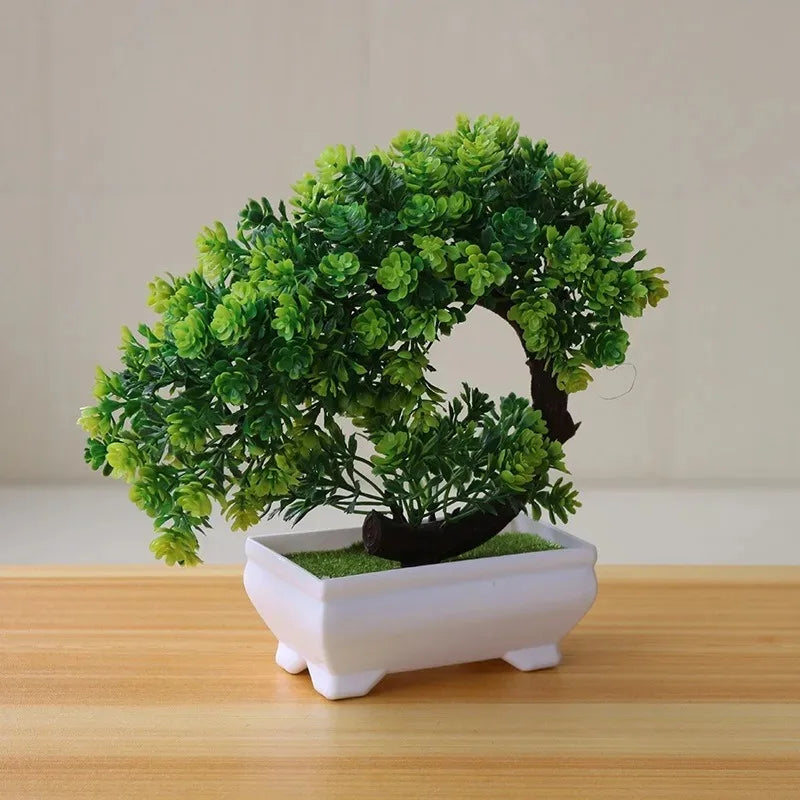 Bonsaira Künstlicher Bonsai im Topf | Realistische Dekorative Pflanze | 27 x 18 cm | Pflegefrei für Tisch und Regal