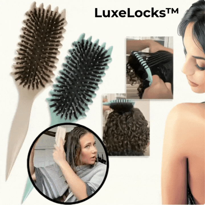 1+1 GRATIS | LuxeLocks | Lockenbürste [Letzter Tag Rabatt]