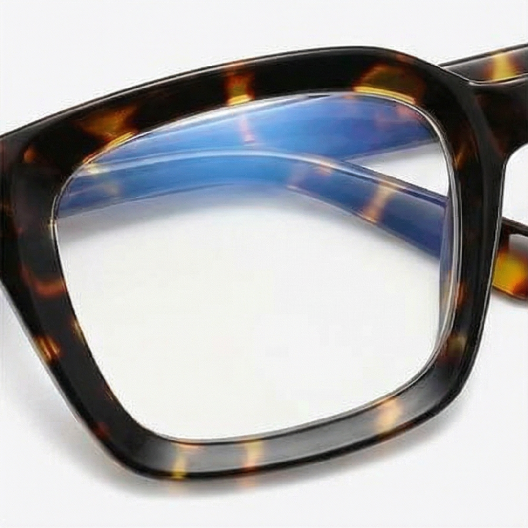 Übergroße Lesebrille | Klare Gläser | FederScharniere | ScreenEase