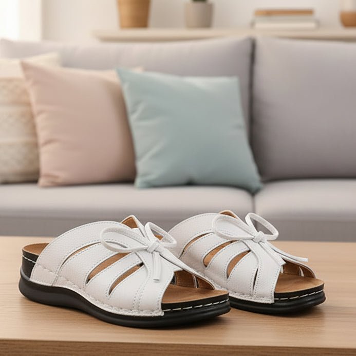 Orthopädische Schnürsandalen für Damen mit Druckentlastung